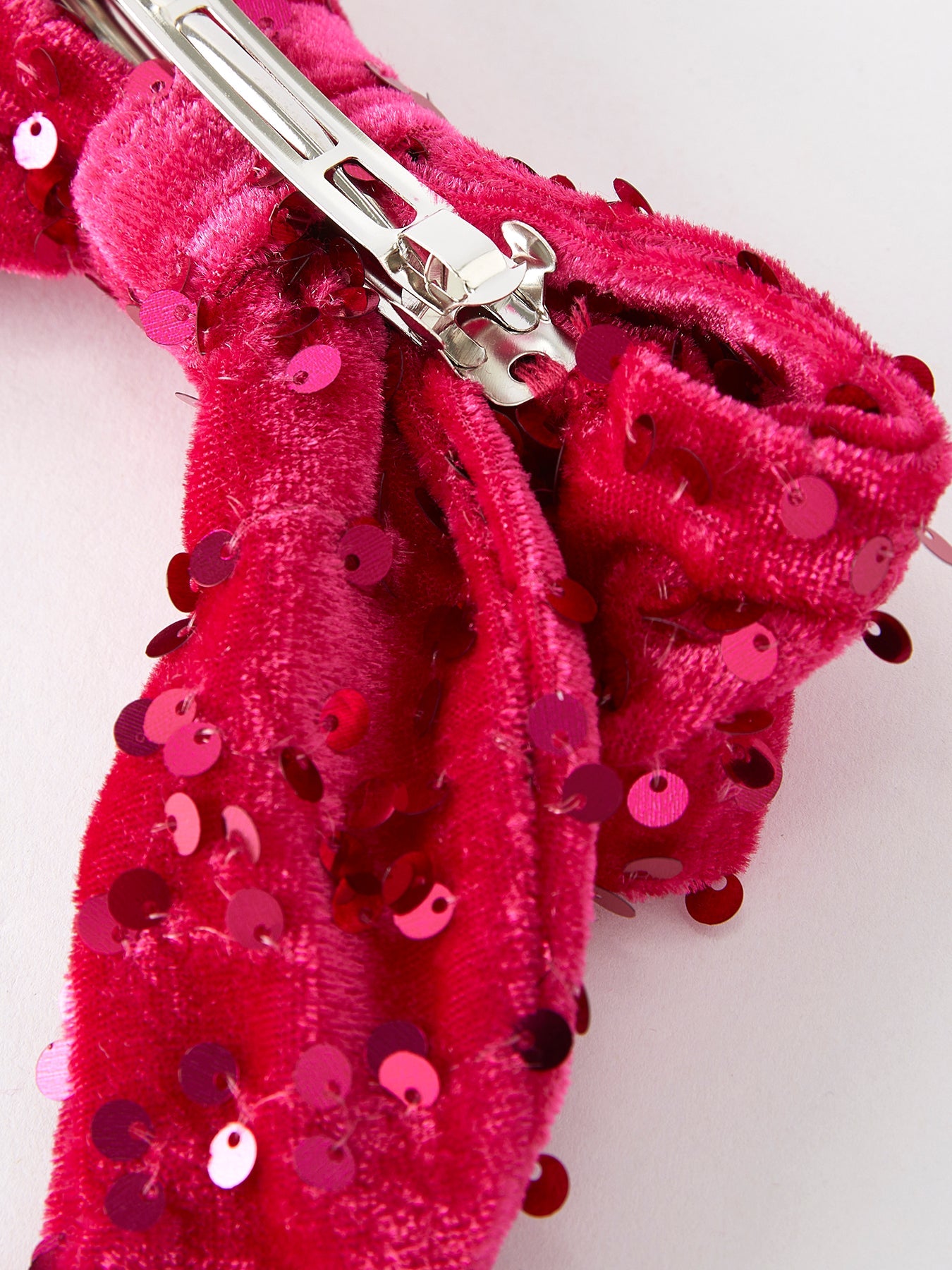 Girls Sequin Bow Hair Clip