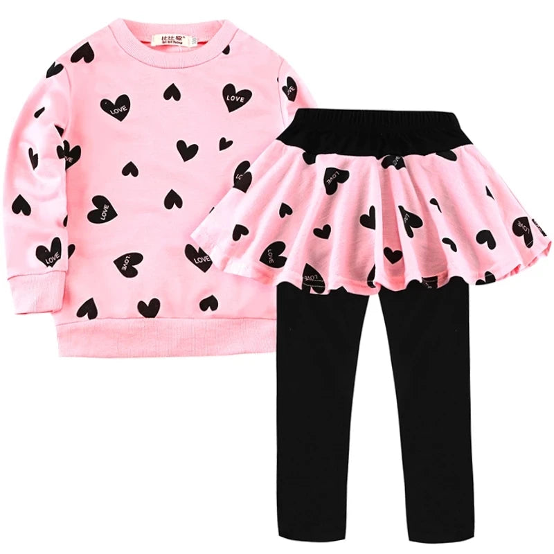 Toddler Girls Clothes Kids Autumn Winter Girls Clothing Set