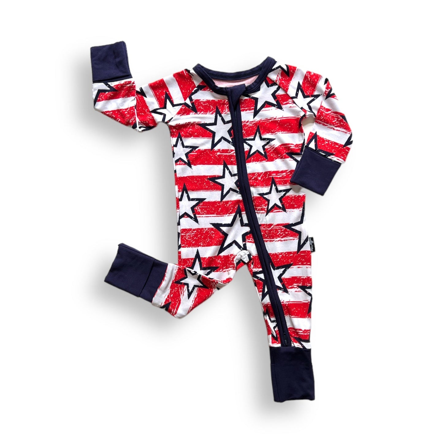 ZIP ROMPER - Stars + Stripes