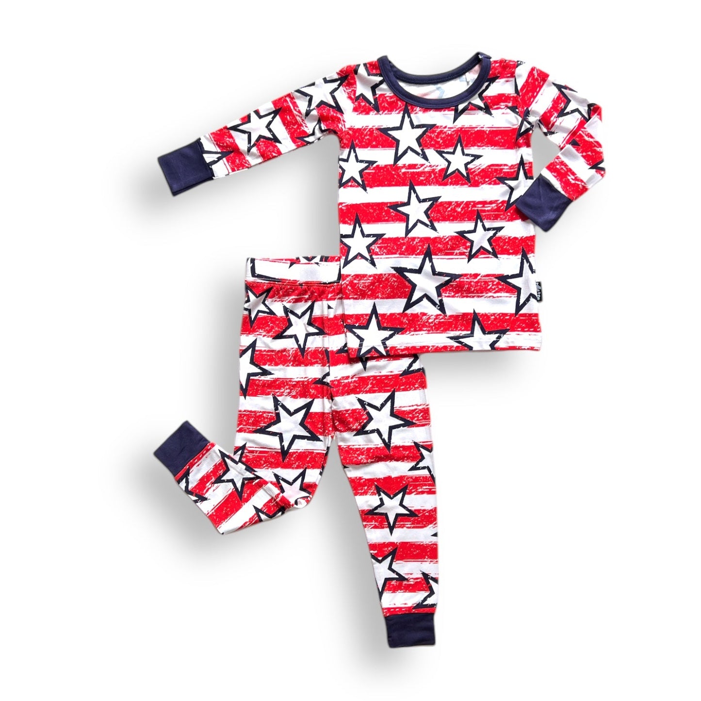 LONG SLEEVE 2 PIECE SETS- Stars + Stripes