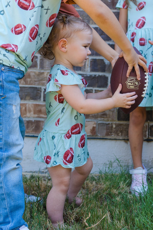 Bodysuit Twirl Dress - Touchdown!