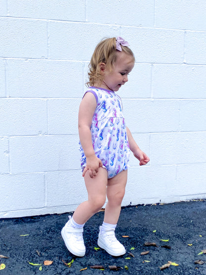 Bubble Romper - Seahorse