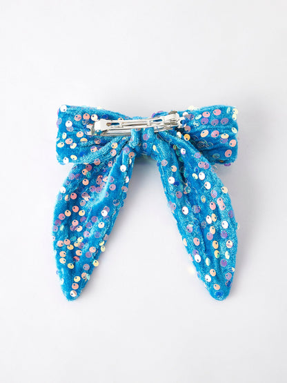 Girls Sequin Bow Hair Clip