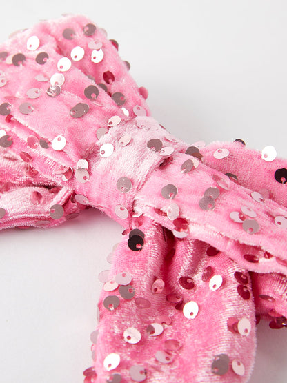 Girls Sequin Bow Hair Clip