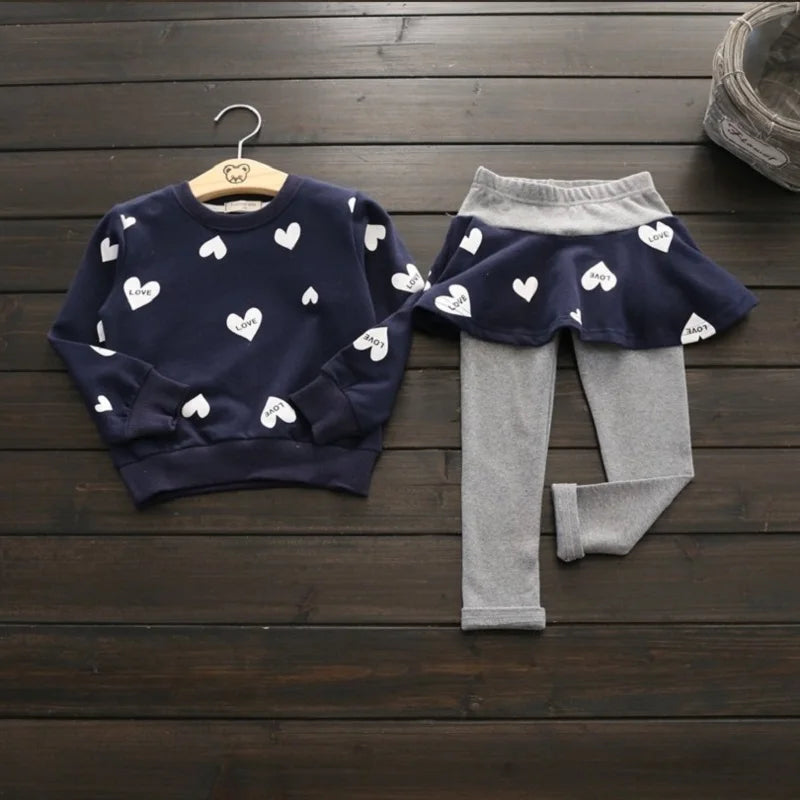 Toddler Girls Clothes Kids Autumn Winter Girls Clothing Set