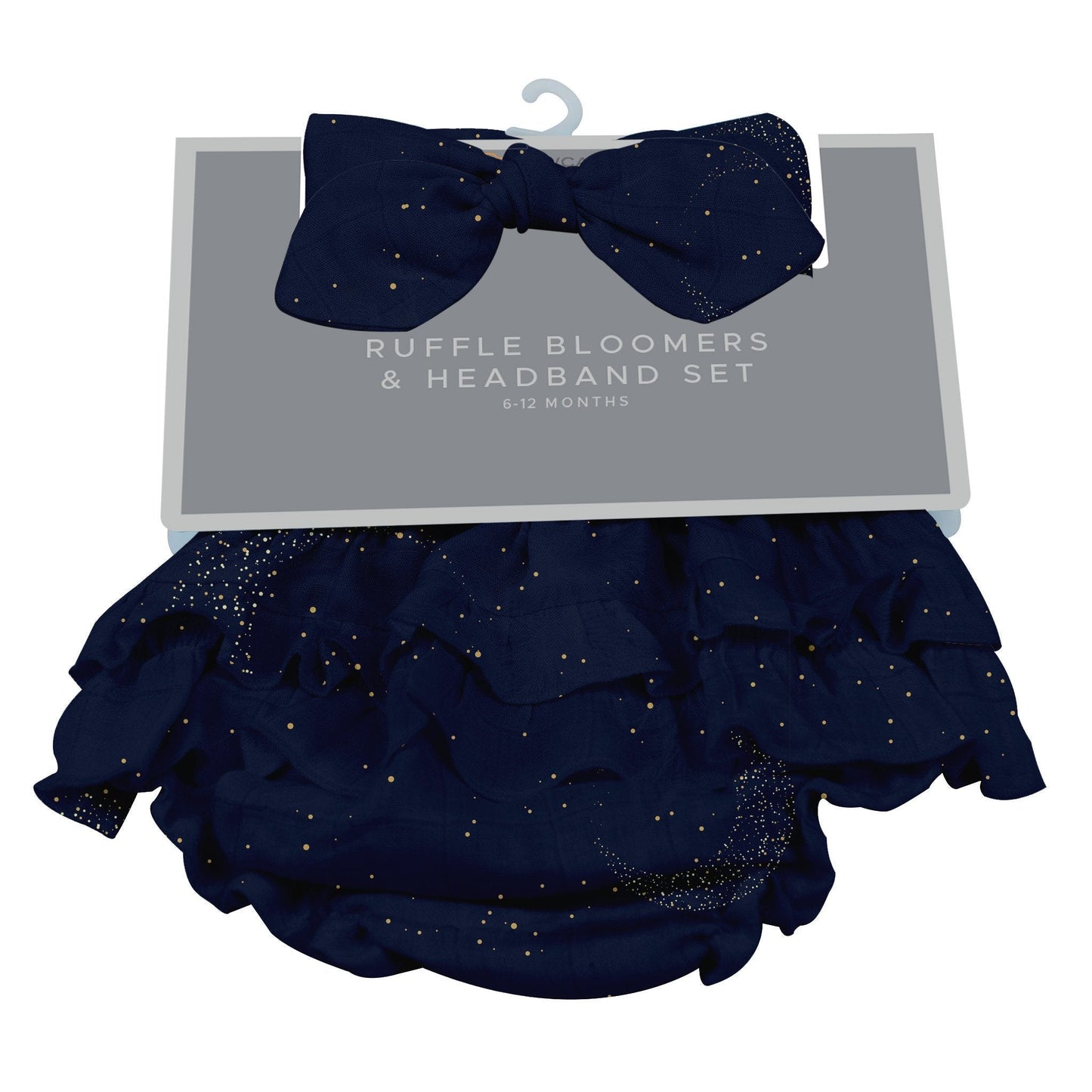 Midnight Moon Bamboo Bloomer Headband Set