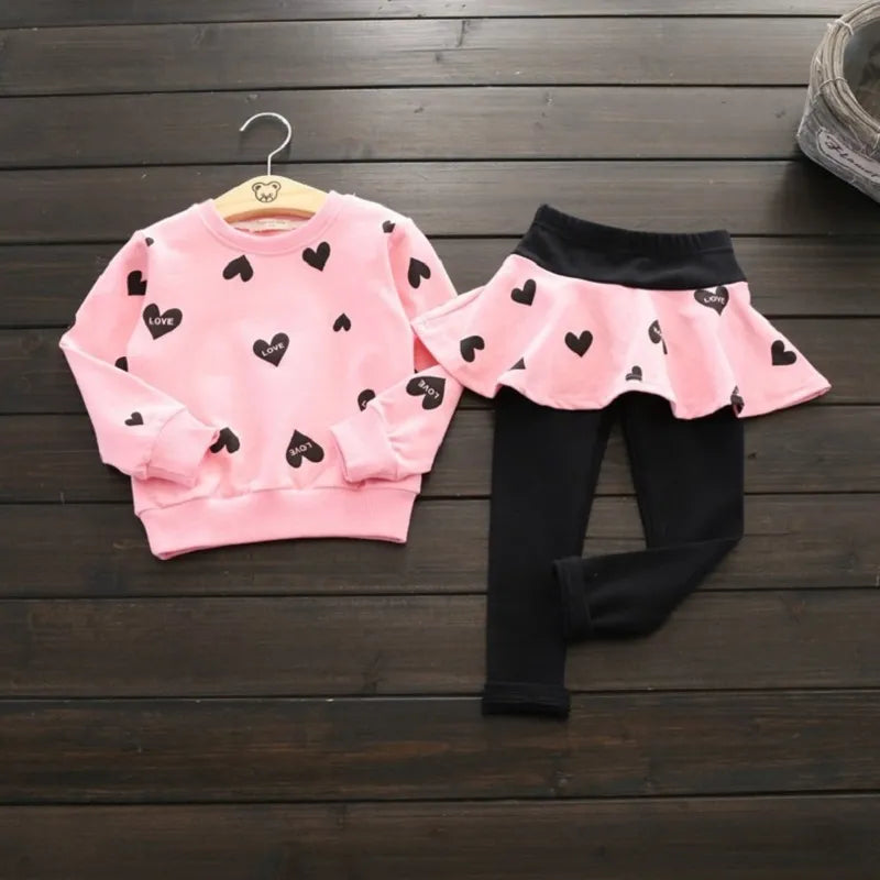 Toddler Girls Clothes Kids Autumn Winter Girls Clothing Set