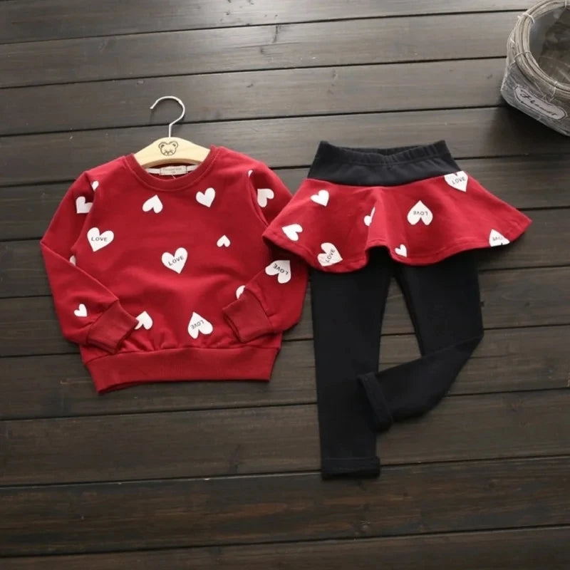 Toddler Girls Clothes Kids Autumn Winter Girls Clothing Set