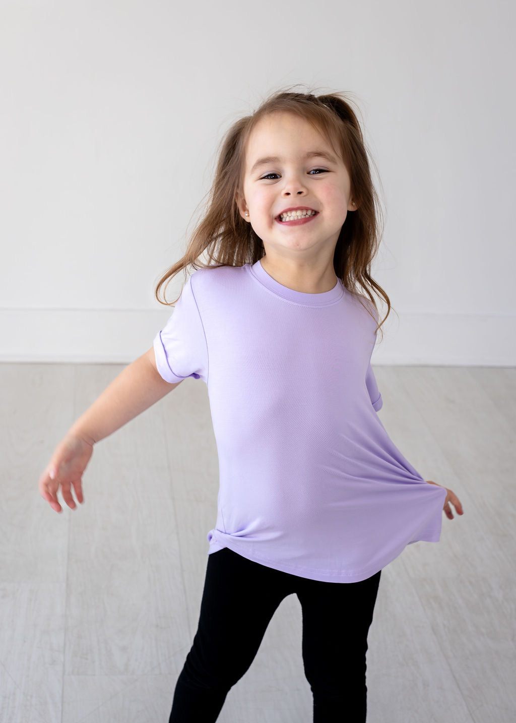 Bamboo Tee - Pastel Lilac