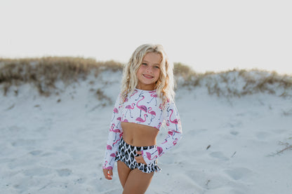 Cleo Flamingo 2 Piece Swimsuit