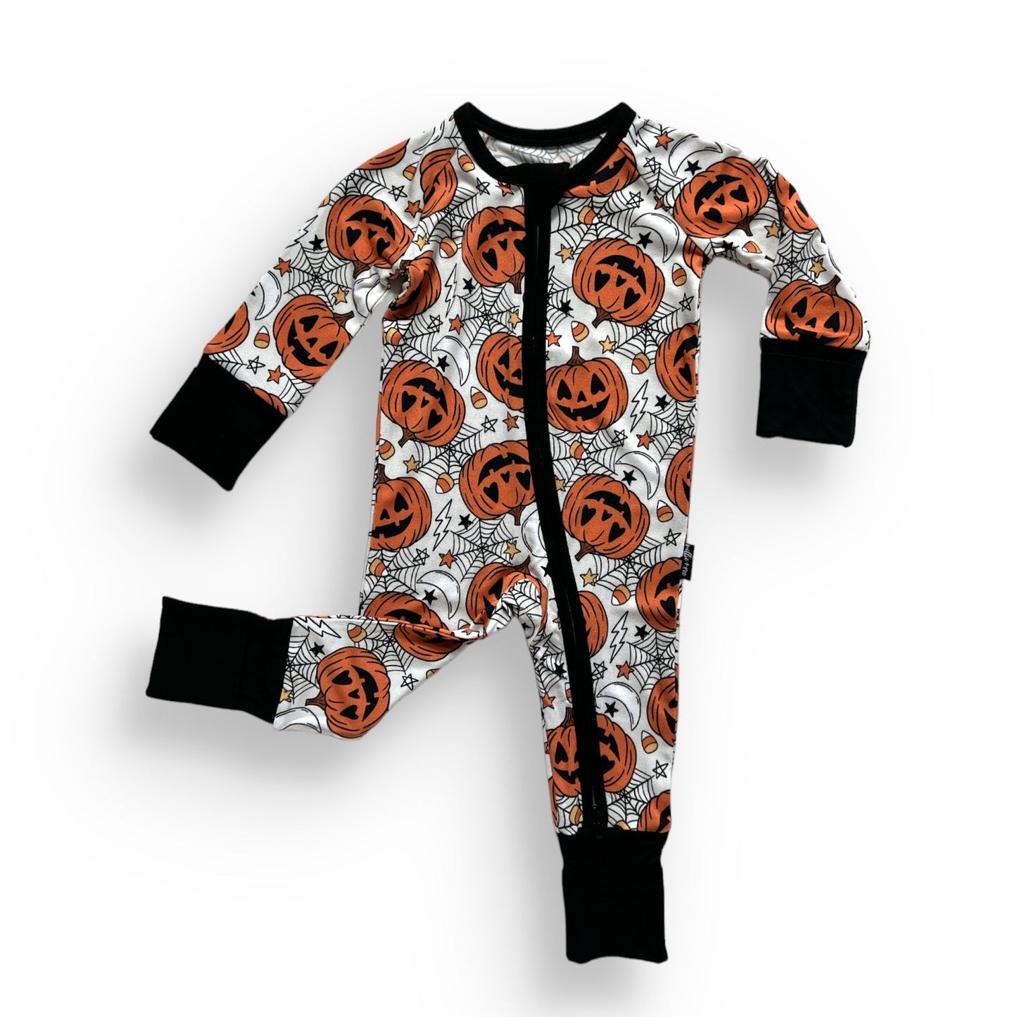 ZIP ROMPER - Jack-O-Lantern