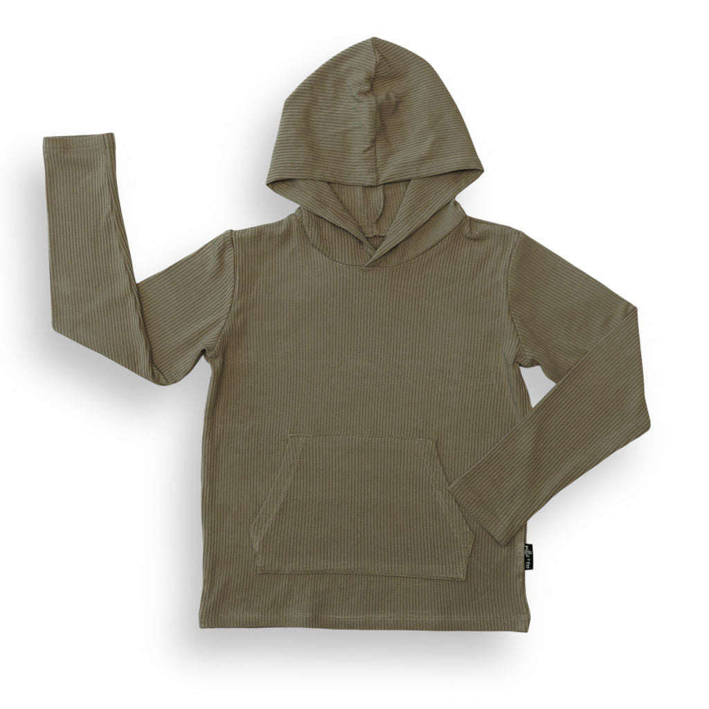 LONG SLEEVE HOODIE- Sage