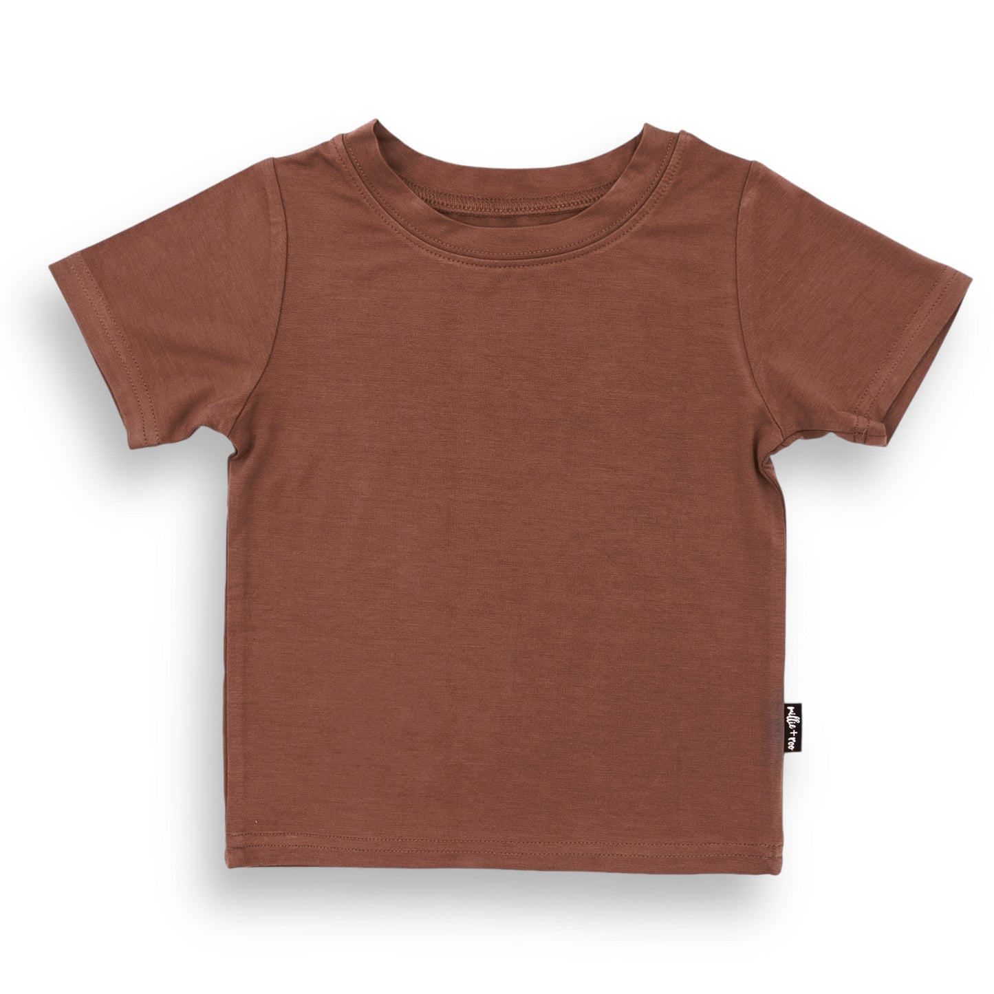 BAMBOO BASIC TEE- Sienna