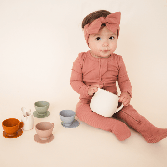 Organic Cotton Ribbed Footie