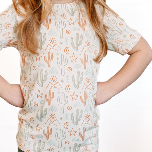 BAMBOO BASIC TEE- Cactus