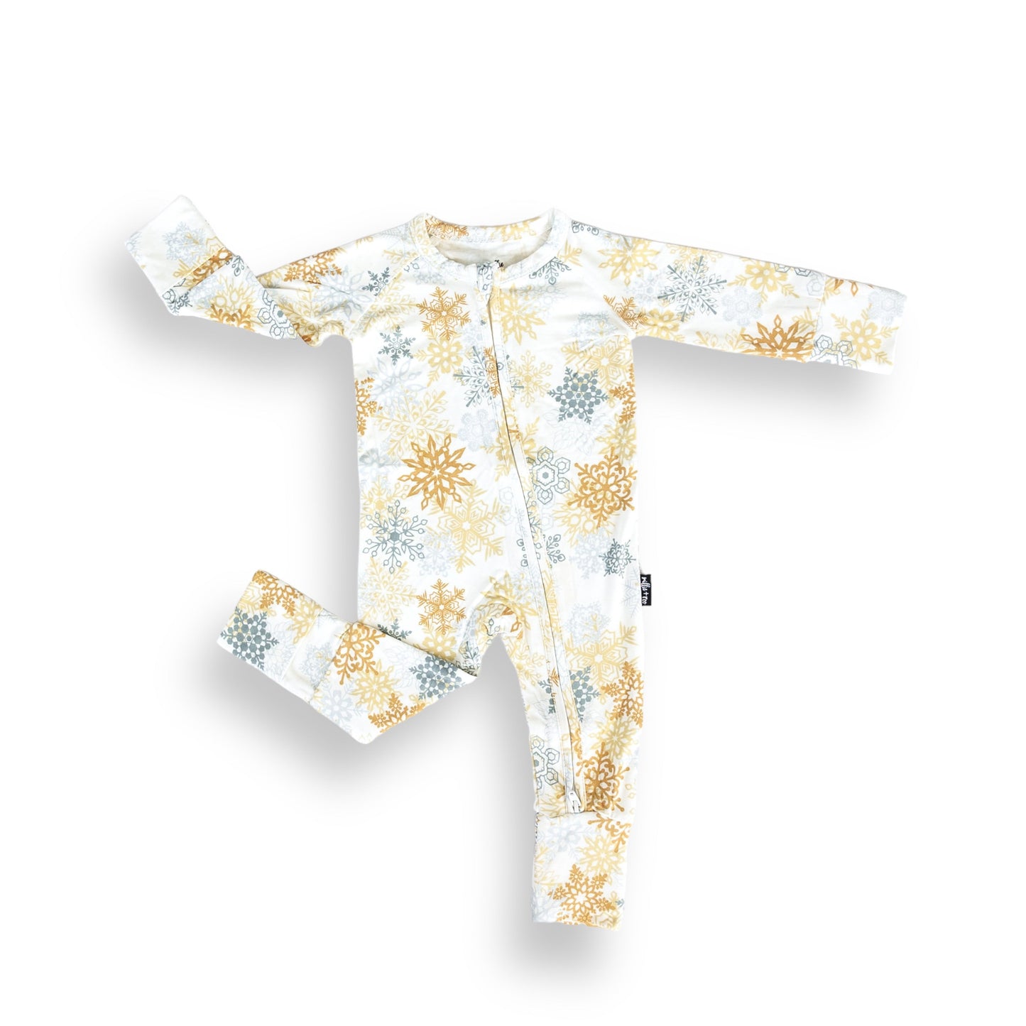 ZIP ROMPER -Snowflakes