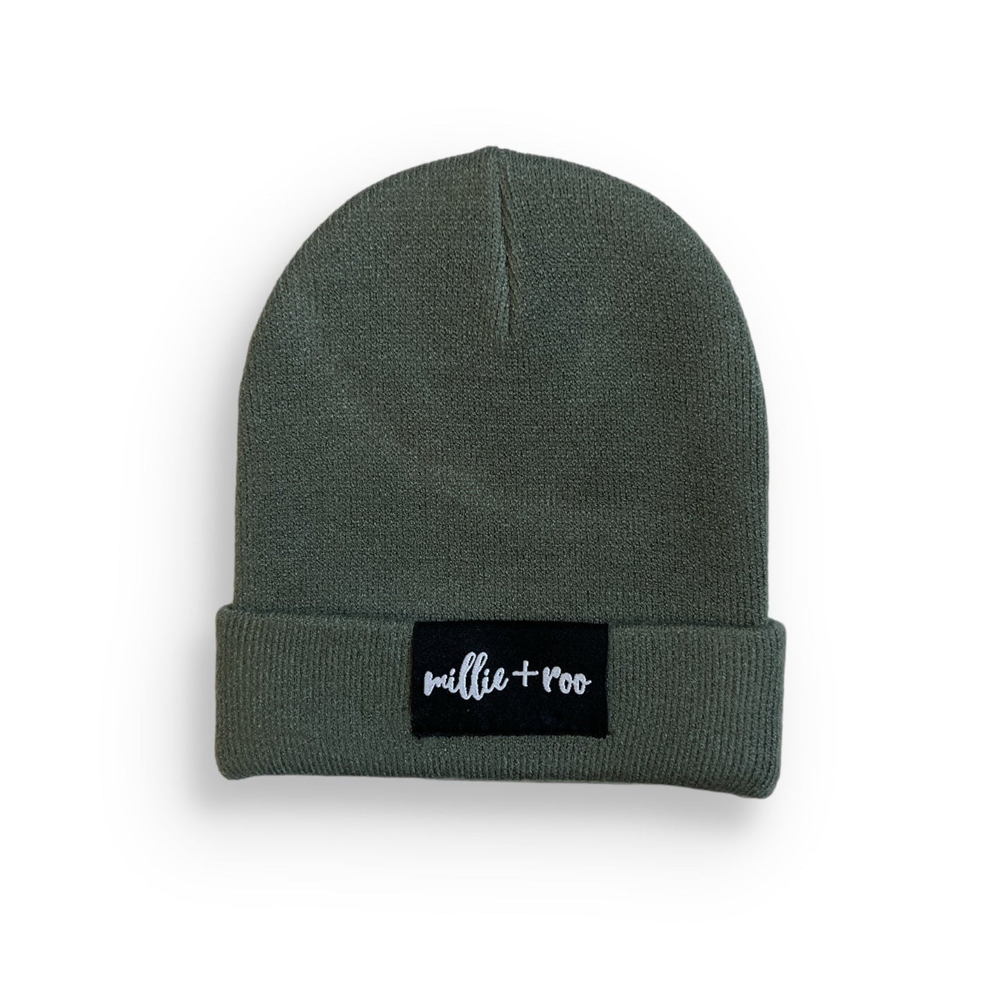 BAMBOO CUFF BEANIE- Moss