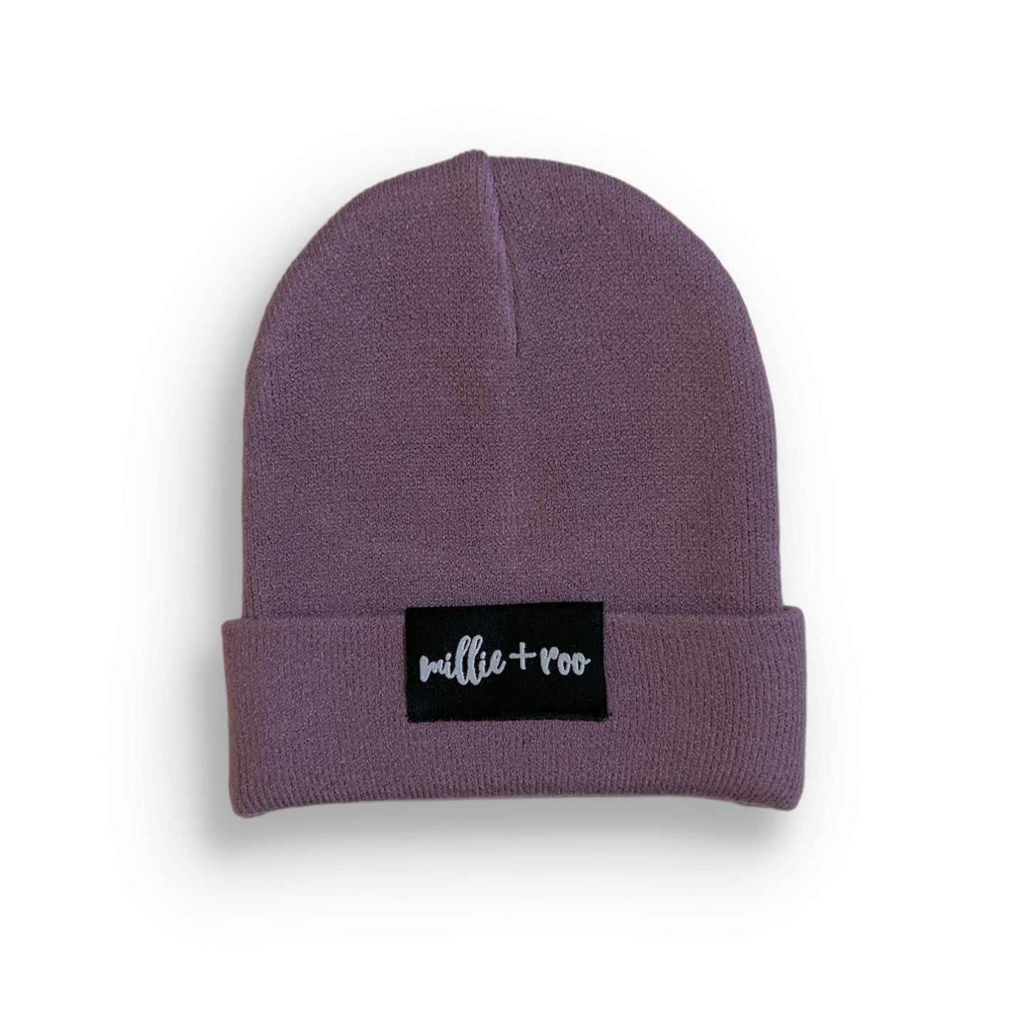 BAMBOO CUFF BEANIE- Plum