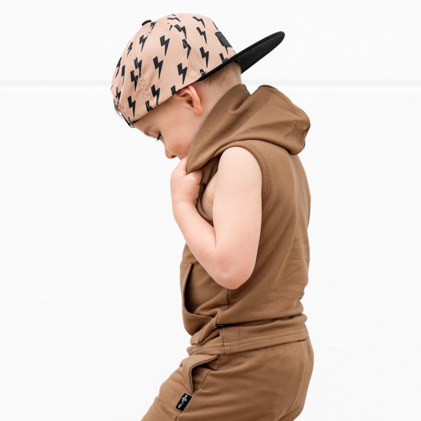 BAMBOO HOODIE TANK- Mocha