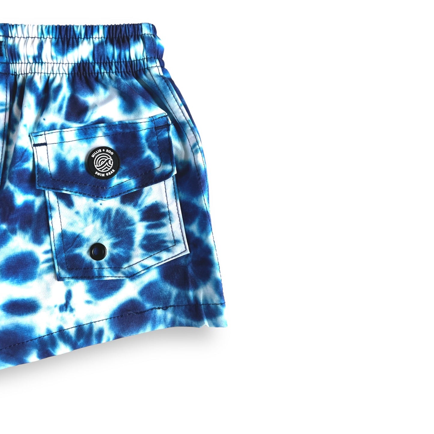 BOARD SHORTS- Blue Tie Dye