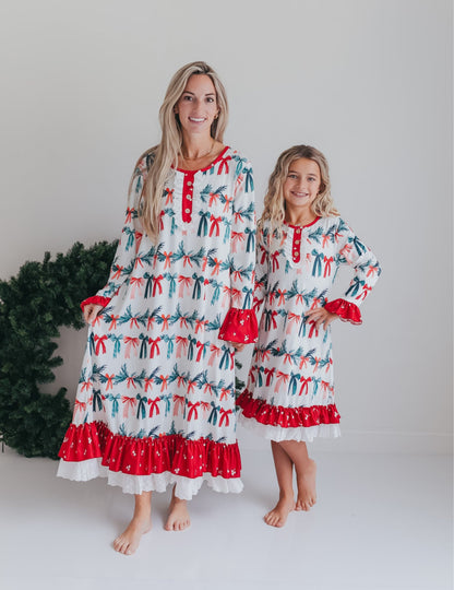 Women's Holly Bow Lounge Gown