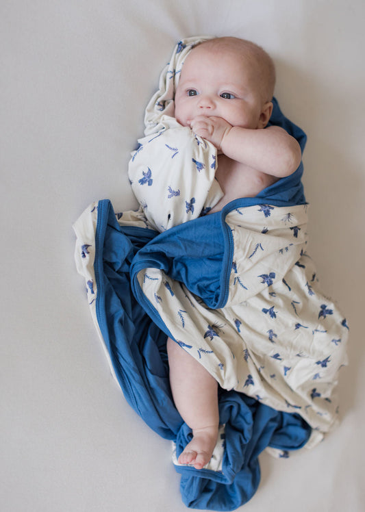 Blue Jays Luna Wrap - 47in X 47in double layered blanket