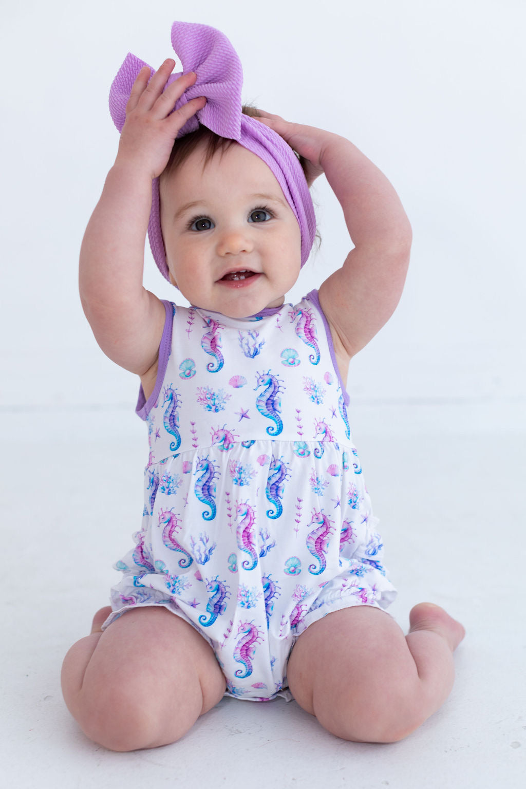 Bubble Romper - Seahorse