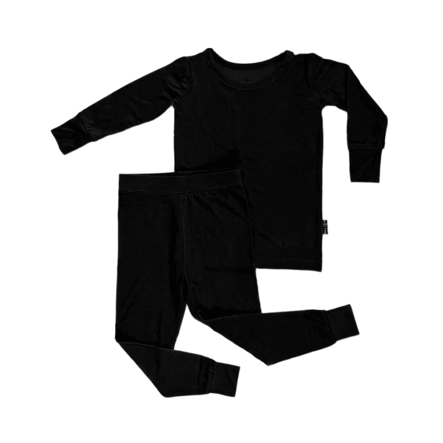 LONG SLEEVE 2 PIECE SETS- Midnight Black